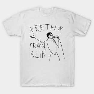 Aretha Franklin by 9JD T-Shirt